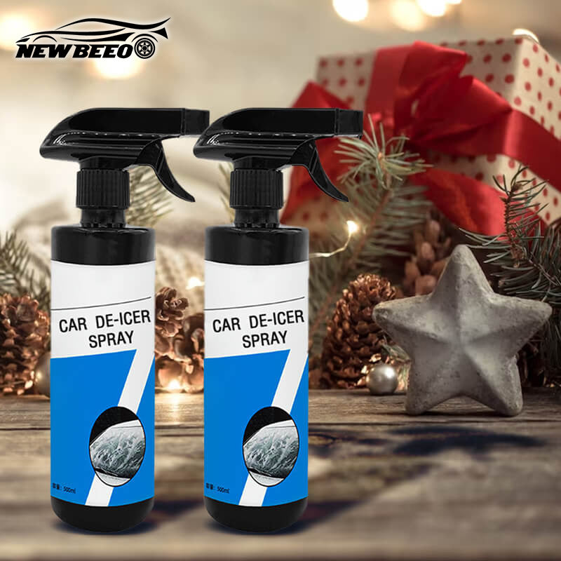❄️-45℃ Ultra-Fast Ice Melting, Non-Toxic Windshield Defroster 🚗 Multi-Use for Windows/Headlights/Doors (Protects Paint & Wipers)🛡️