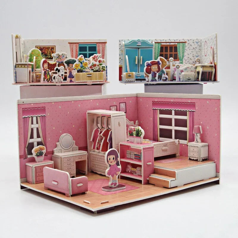 3D Room Puzzle – Create, Build, and Explore!