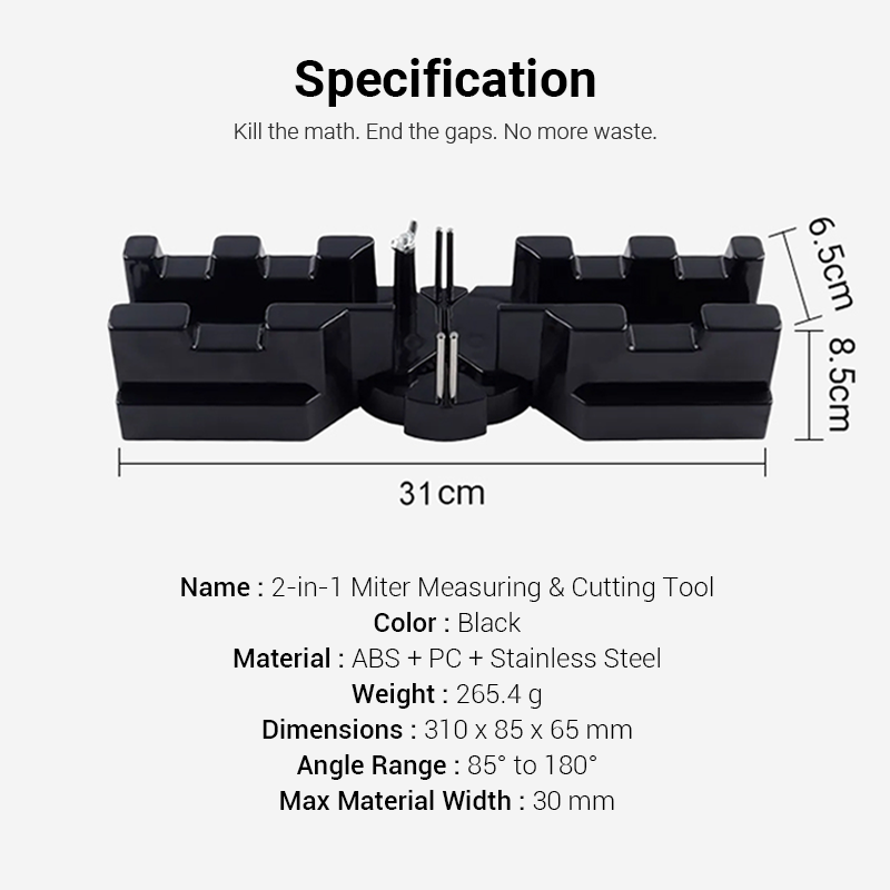 π¨βπ§π2-in-1 Measuring and Miter Saw Tool