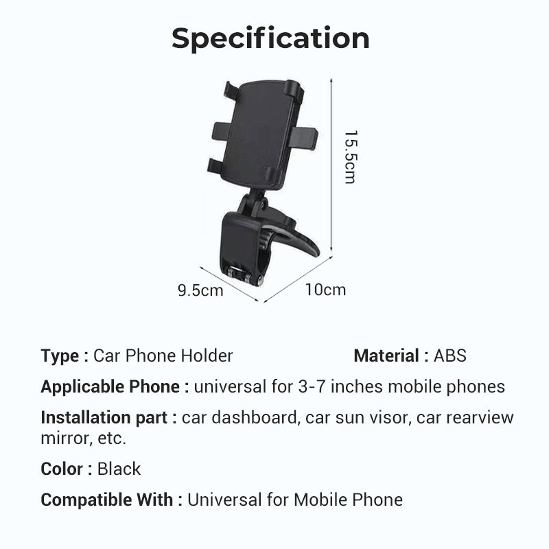 🔥New Hot Sale - 50% OFF🔥360 Degree Rotation Dashboard Car Phone Holder🚗