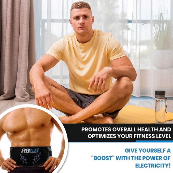 Stomach Toner Belt - ABFLEX Ab Toning Belt and Ab Stimulator for Slender Toned Stomach Muscles