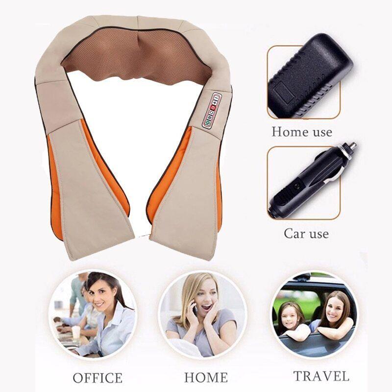 Neck and Shoulder Massager With Heat - Kneading Neck Massager Shoulder Back & Body Massage Deep Tissue