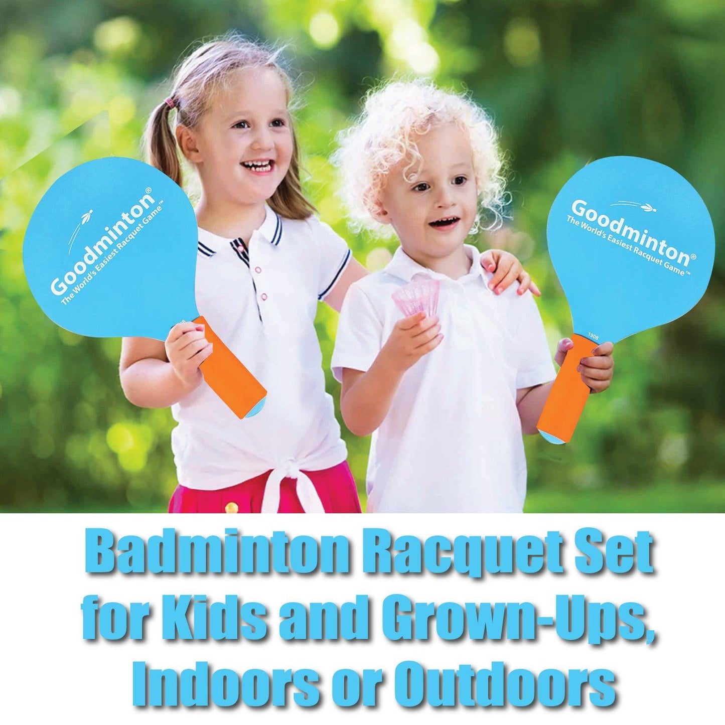 Goodminton Birdies - Goodminton Racquet The Easiest Goodminton Racquet Set for Kids and Grown-ups