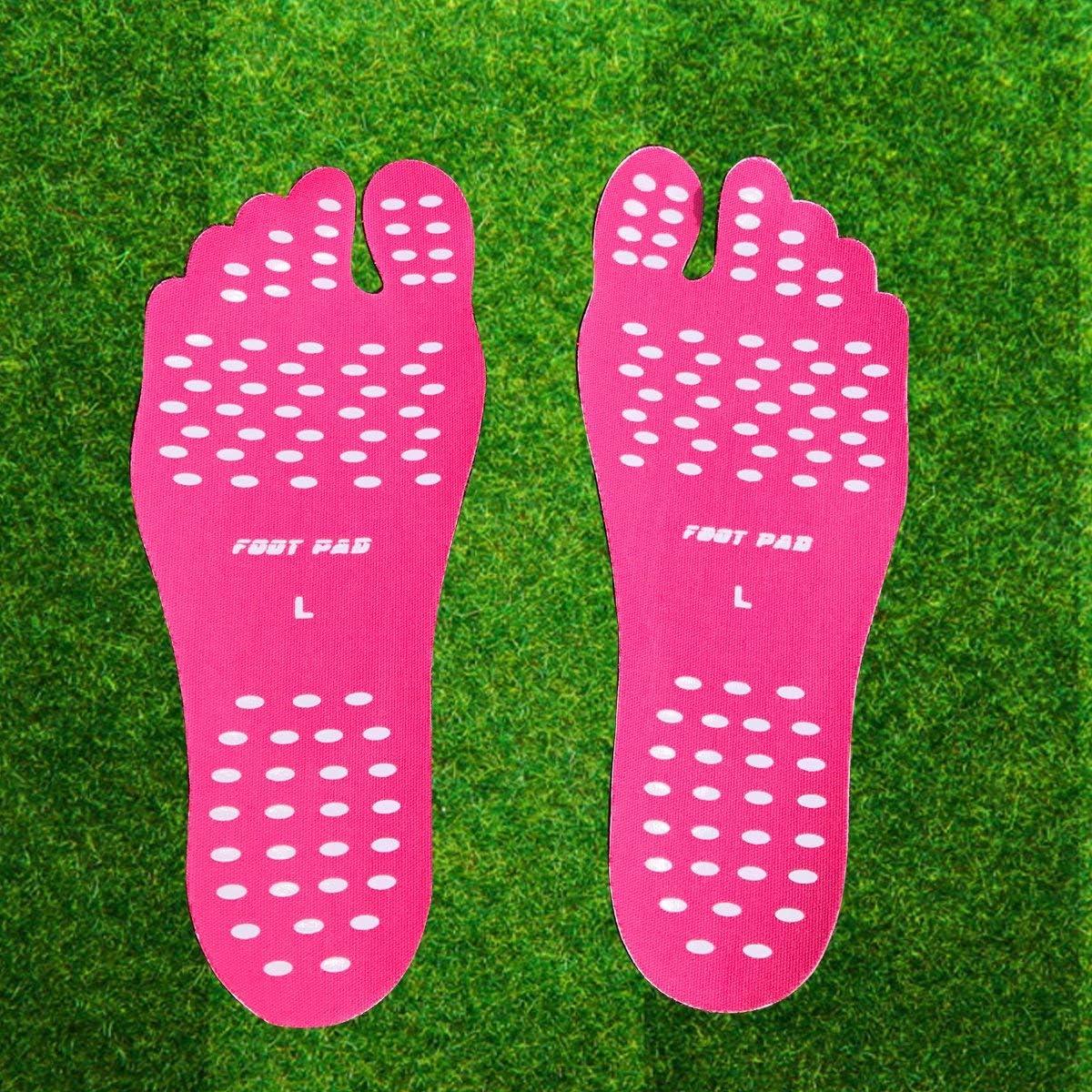 Stick on Foot Pad - Beach Foot Pads for Barefoot Invisible Anti-Slip Waterproof Sticker