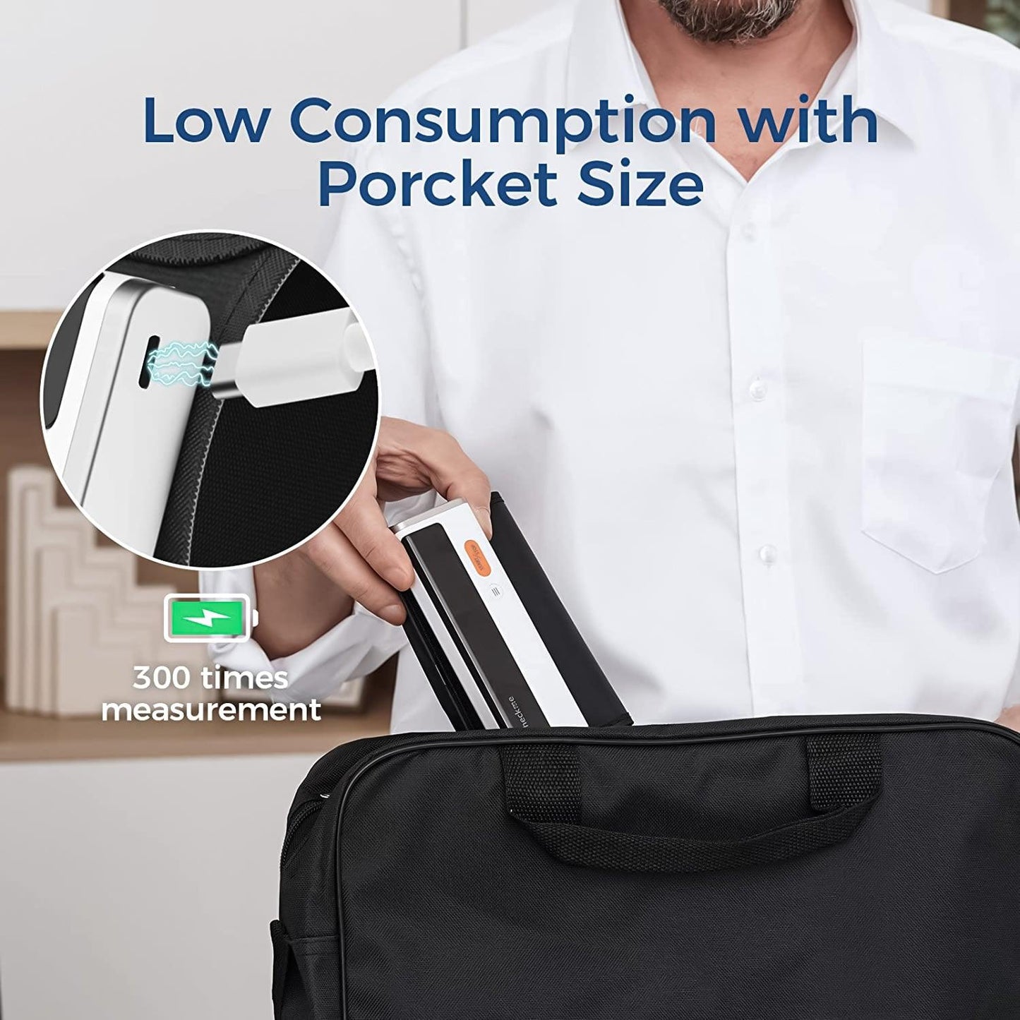 Blood Pressure Machine - Wireless Upper Arm Blood Pressure Monitor ECG Monitor 2 in 1 Machine Free APP