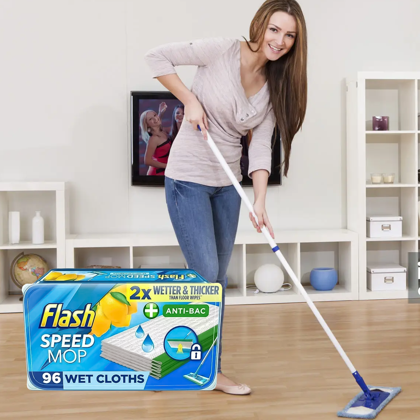 Wet Mopping Cloths – Super Absorbent & Reusable Cleaning Pads for All Floor Types