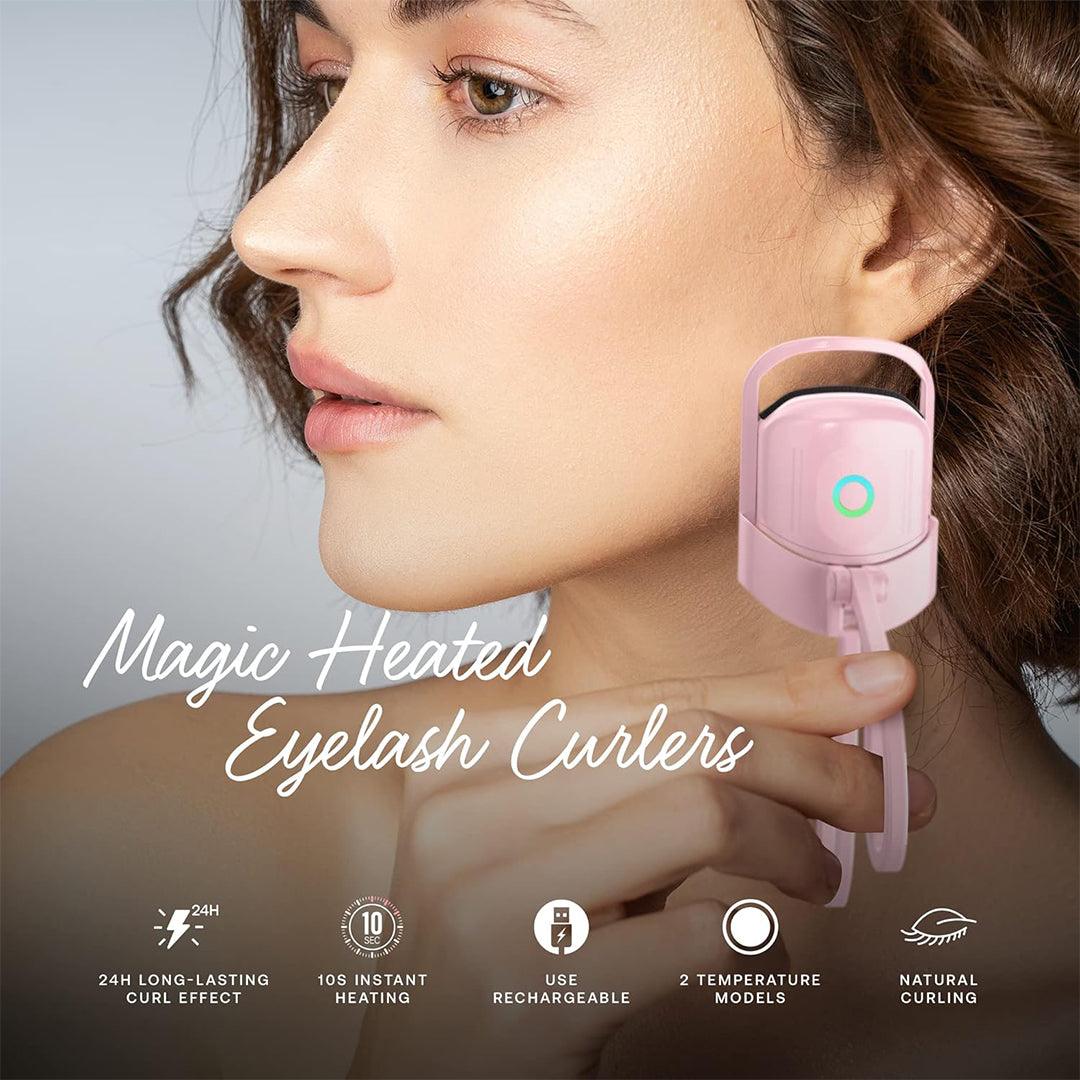 Electric Eyelash Curler - Electric Heated Lasting USB Charging Cable Makeup Tools