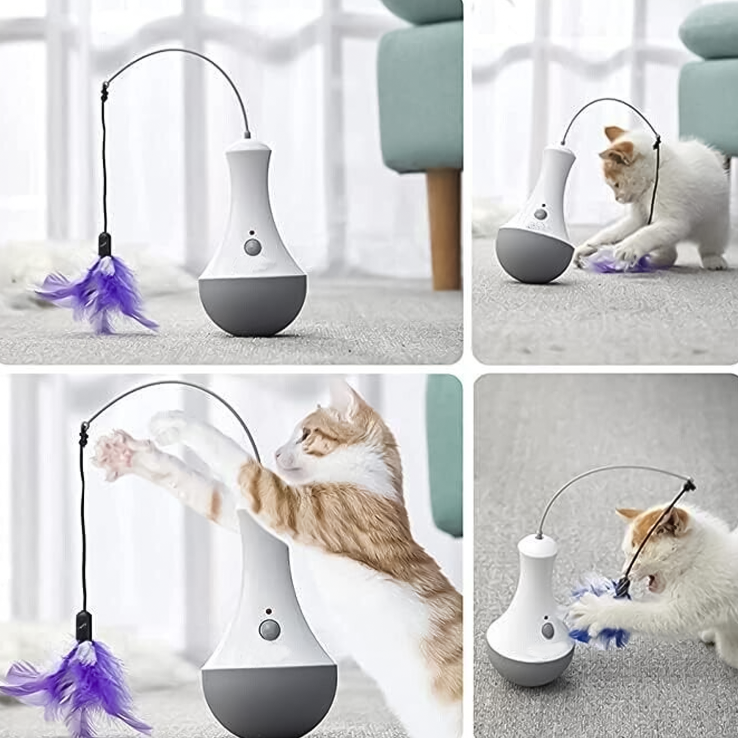 Cat Interactive Toys – Stimulating Motion Toys for Exercise, Hunting & Fun