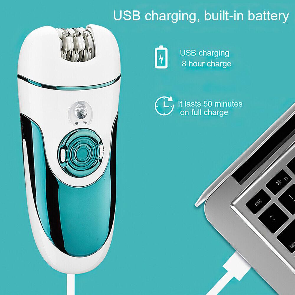 Ladies Hair Removal Devices - Epilator For Women Cordless Rechargeable Lady Body Facial Hair Removal Shaver