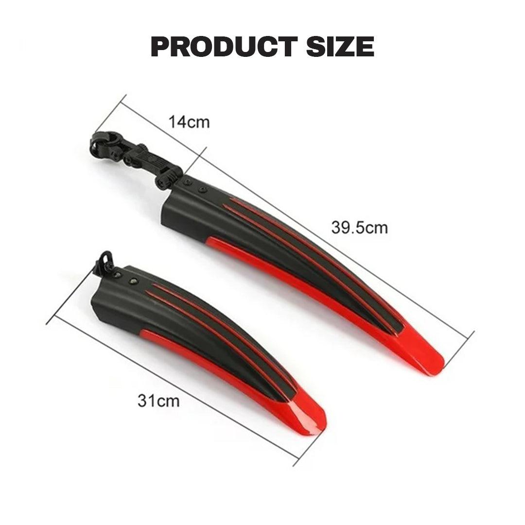 Mountain Bike Mudguard - Easy Fix Bicycle MTB Mudguards Moutain Bike Front Rear Mud Guard Set Tire Fender
