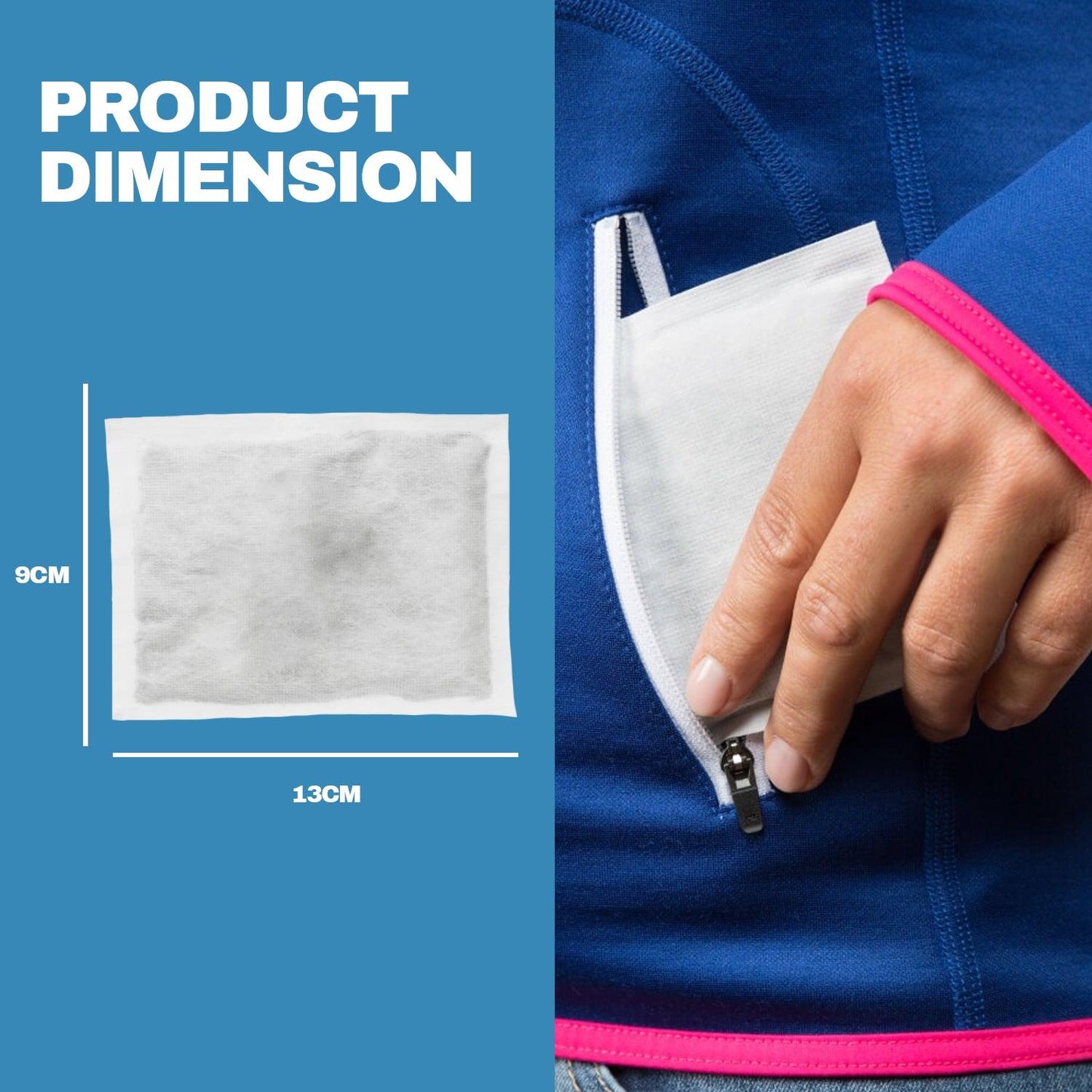 Body Warmer Patch - 10 or 40 Pieces EXTRA WARM Pad Warmer for Back and Neck | 12 Hours Pleasant Warmth | Purely Natural