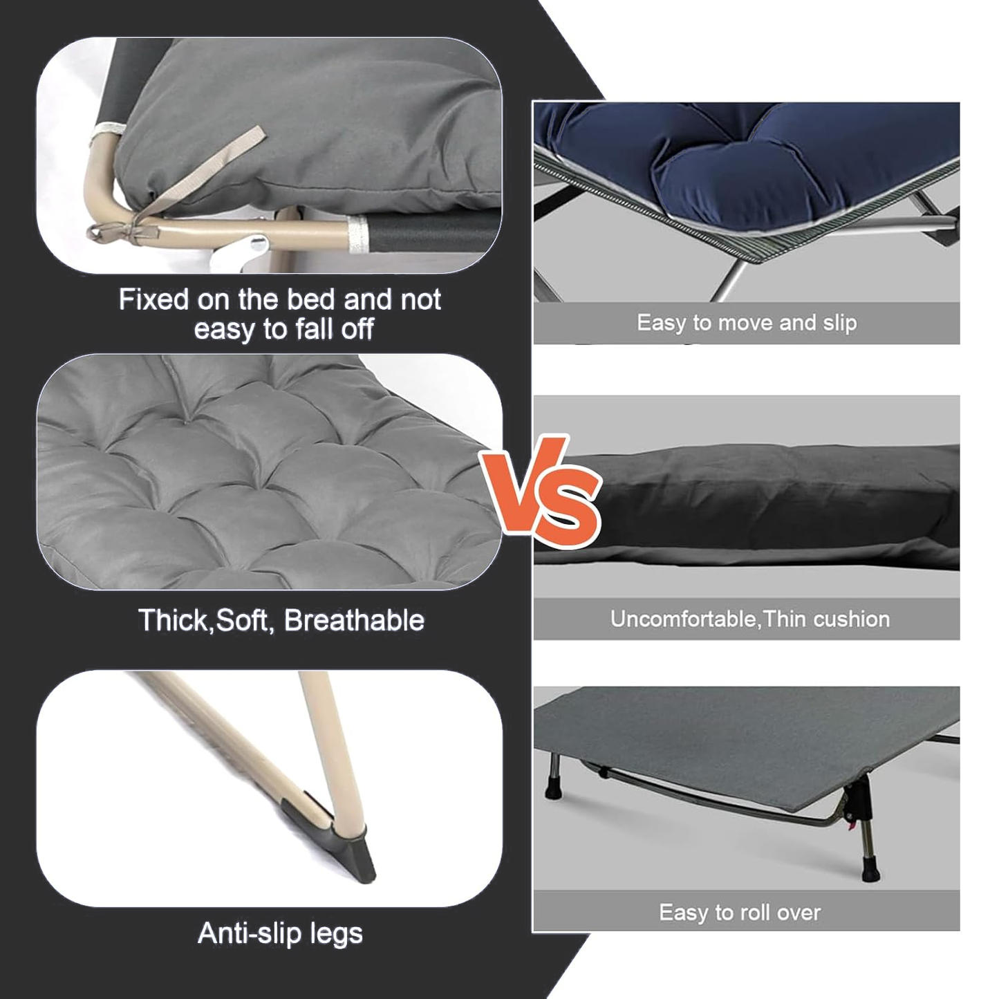 Collapsible Sun Lounger – Foldable Reclining Garden Chair for Outdoor Relaxation