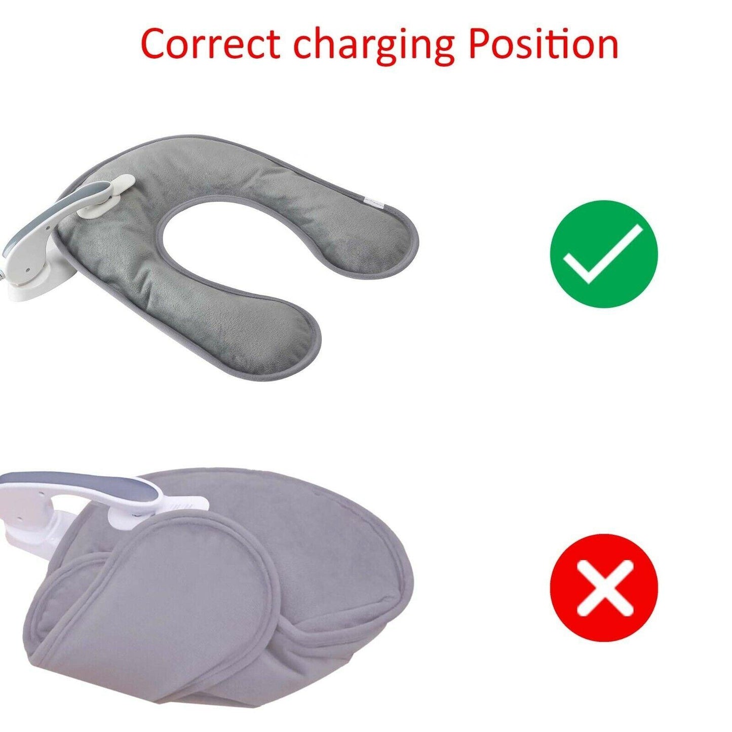 Electric Hot Water Bottle - Rechargeable Neck Shoulder Warmer Massaging Heat Pad