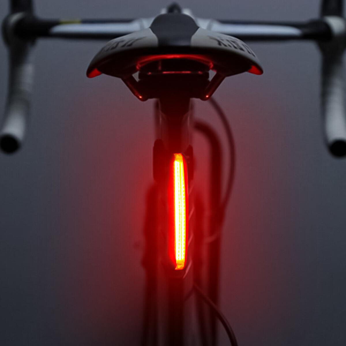 Best Rear Light for Road Bike - Rechargeable Rear Bike Lights Back Bicycle Light Set LED Front USB Waterproof UK