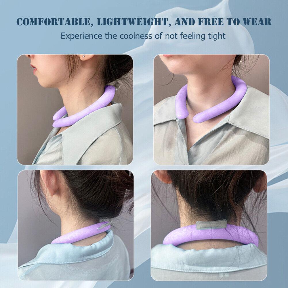Cool Wraps for Neck - Reusable Neck Cooling Ring Wearable Cooling Neck Wraps For Outdoor Summer Heat