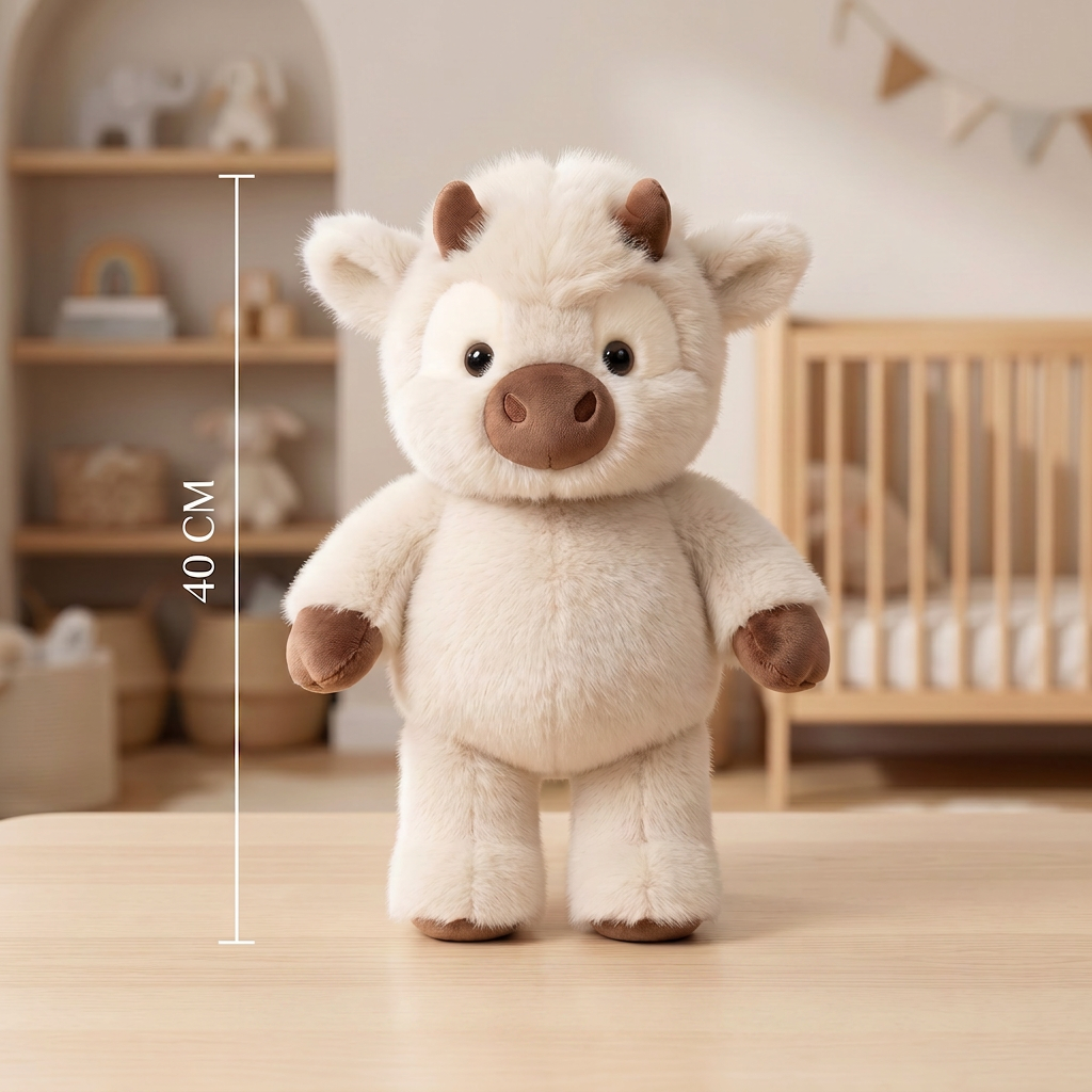 Running Calf Plush Toy – Soft Cartoon Stuffed Animal & Soothing Companion for Kids