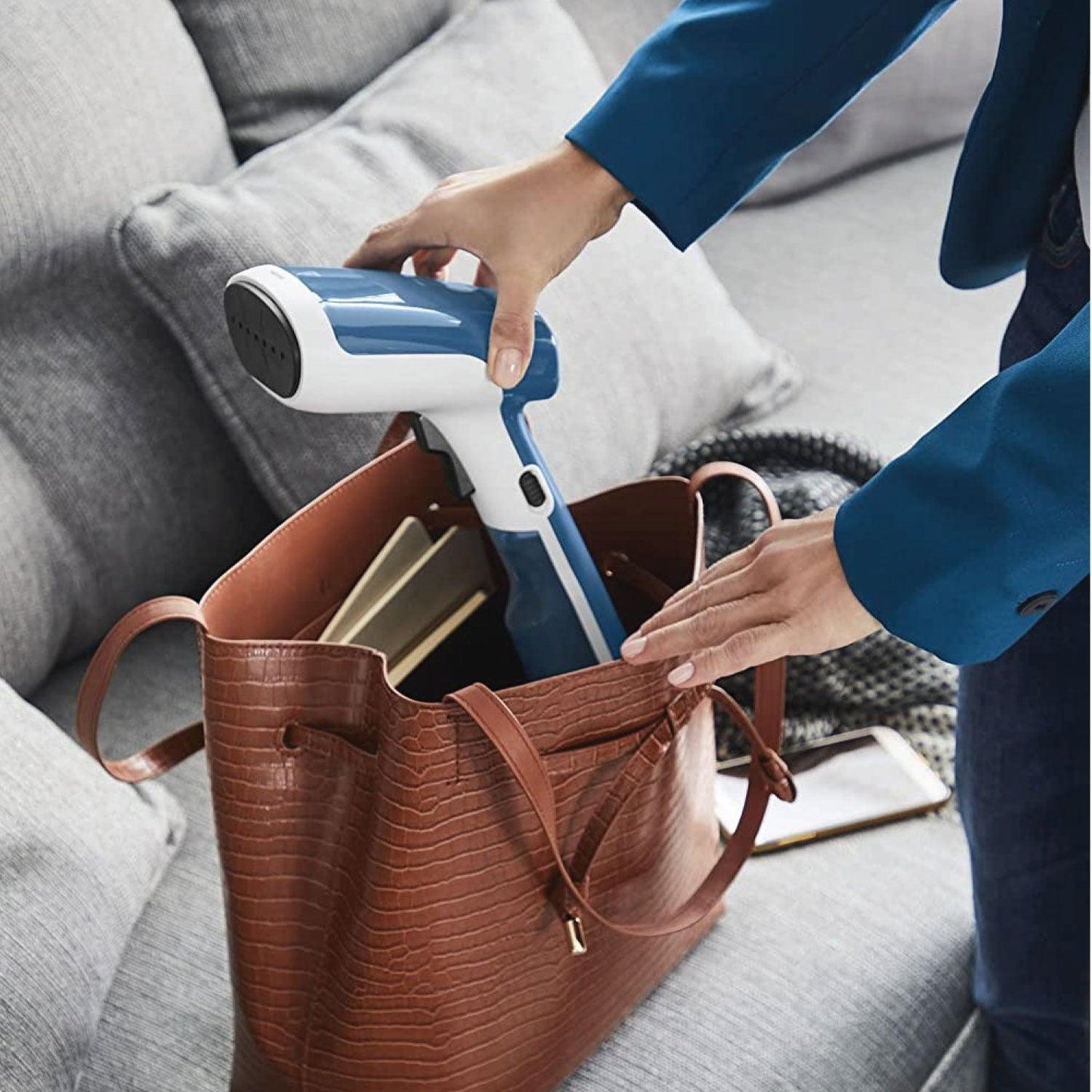 Portable Steamer for Clothes - Steam First Handheld Garment Steamer 1300W