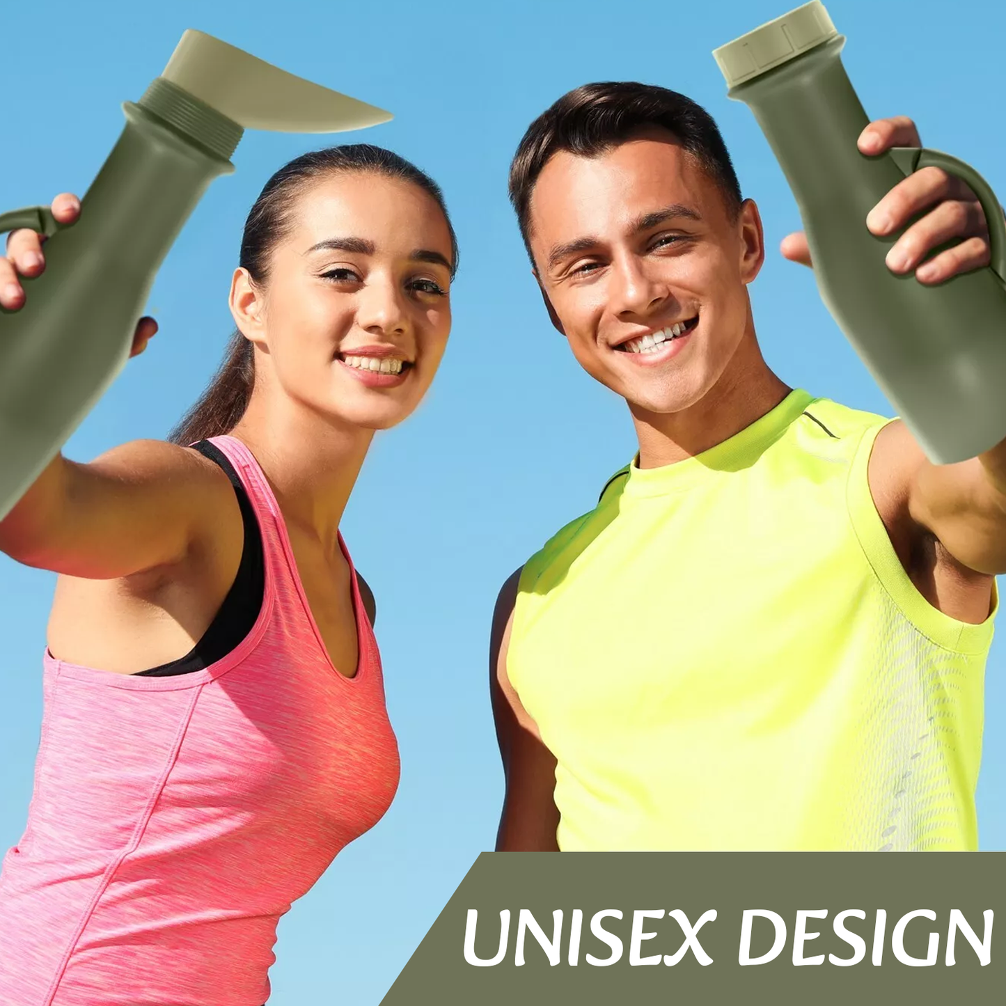 Portable Urinal Bottle – Travel Wee Bottle for Men & Women, Ideal for Car & Camping