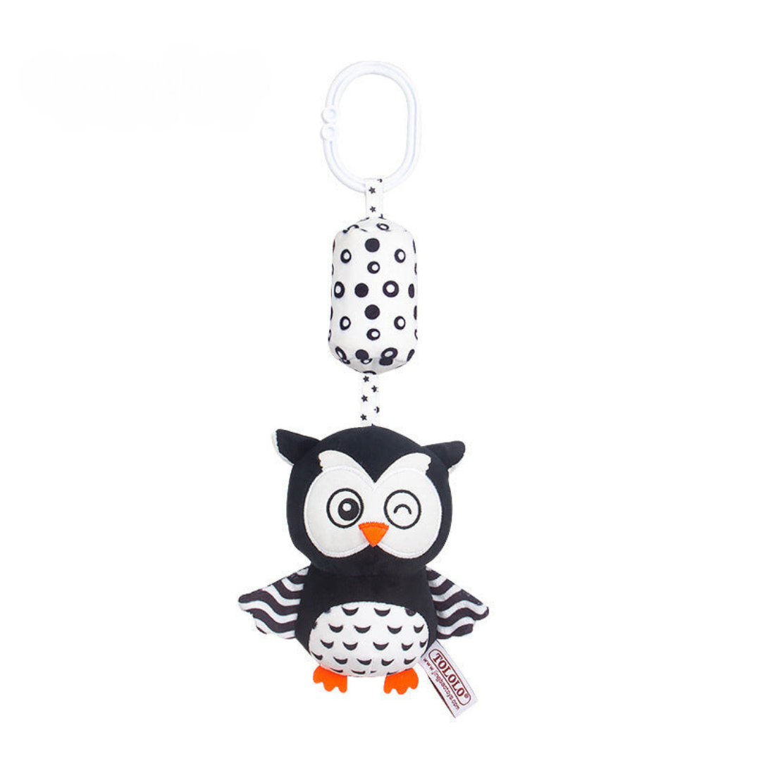 Baby Rattle Stuffed Animals for Cribs and Strollers