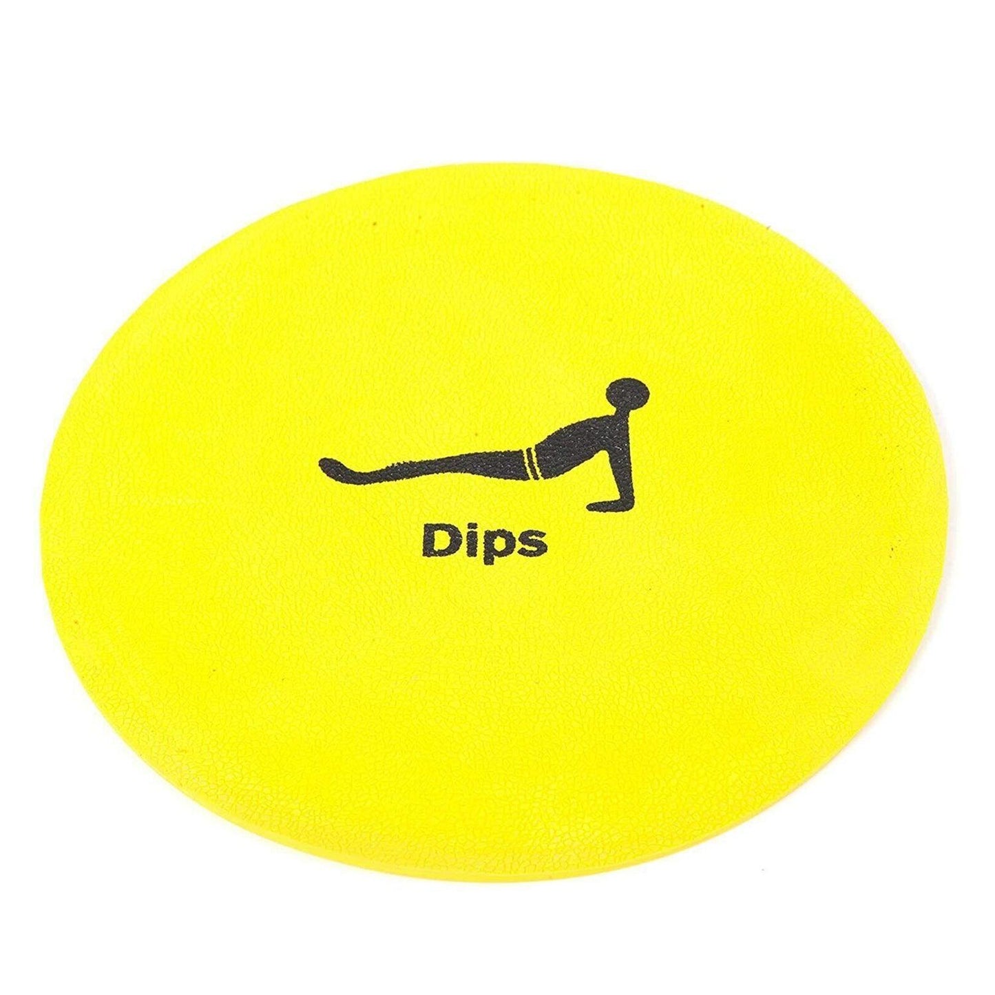 Foot Sliders Exercise - Workout Rubber Disc Markers 10 Exercises Circuit Training Set Flat Cone Non Slip