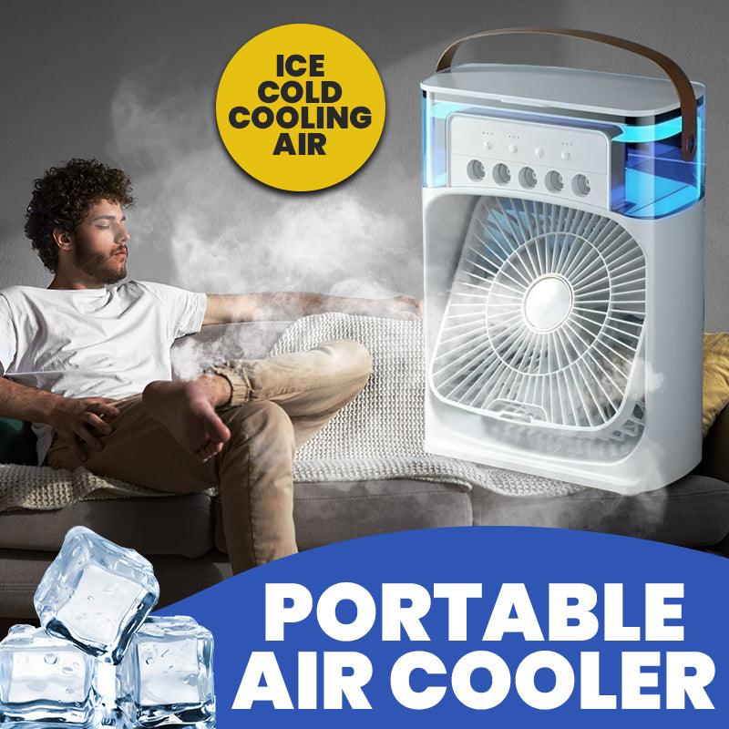 Water Air Cooler Fan - 3 in 1 Ice Cold Cooling Air Conditioner Humidifier Portable Mini Air Cooler Fan