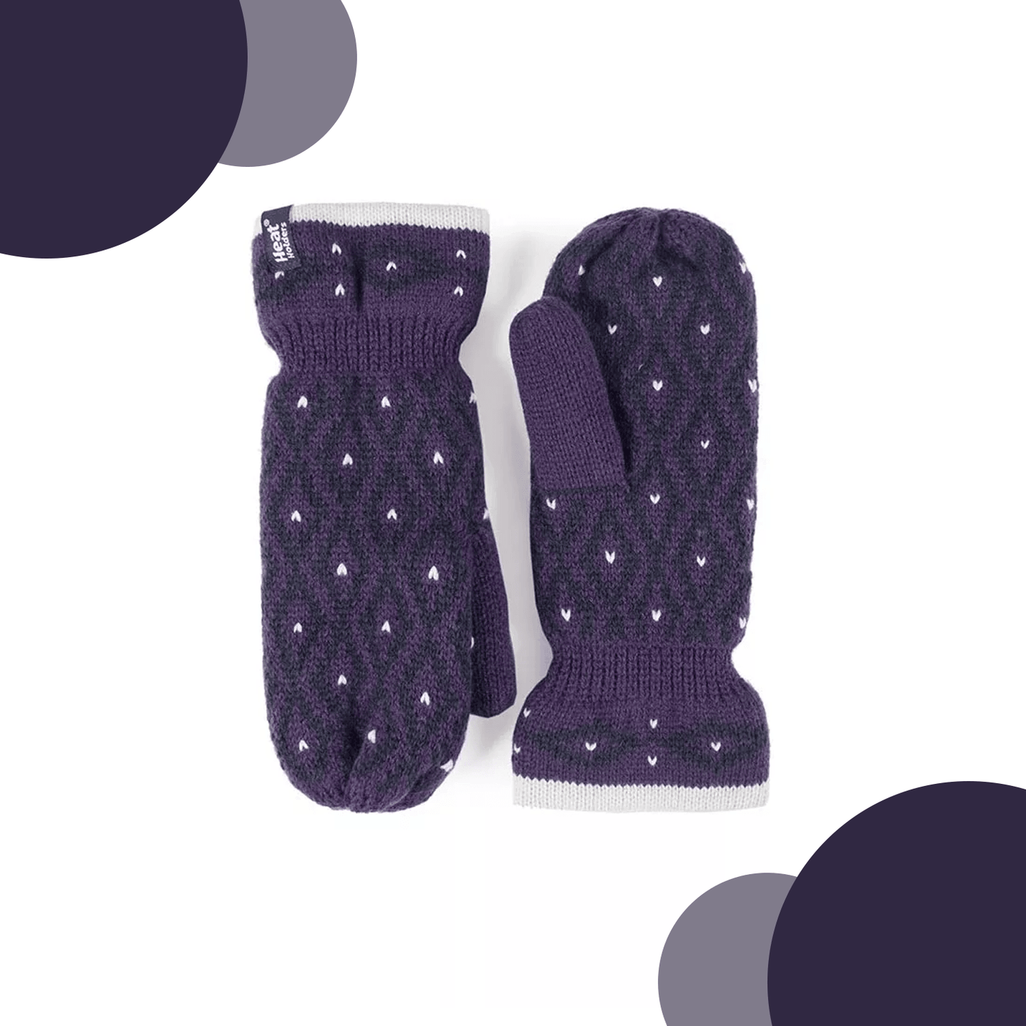 Ladies Thermal Mittens - Copenhagen Heat Holder Heatweaver Thermal Warm Mittens