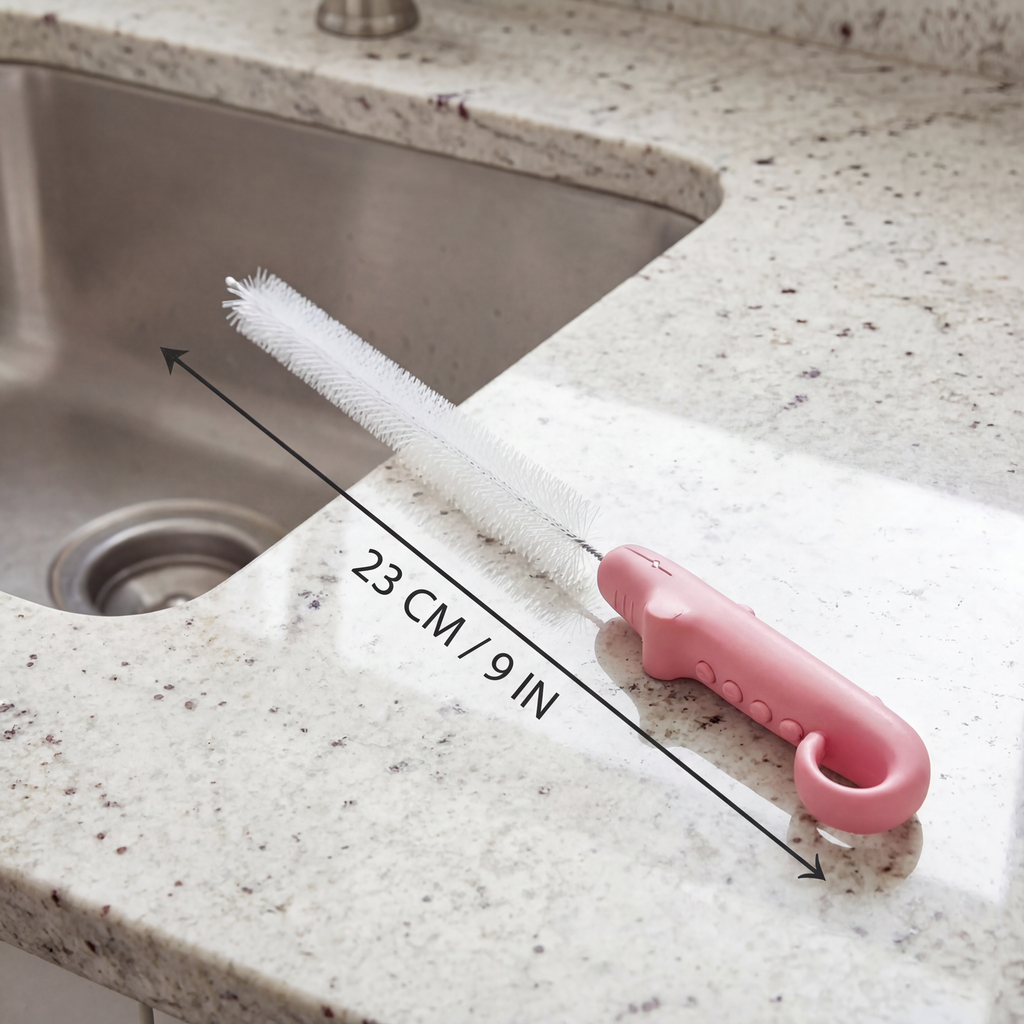 Flexible Straw Cleaning Brush – Long Tube Cleaner for Bottles, Pacifiers & Cups