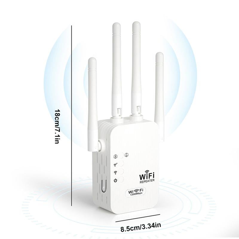 π₯2026 hot sale π1200Mbps Dual Band (5GHz/2.4GHz) WiFi Extender Covers 10,000 sq. ft & 50 Devices
