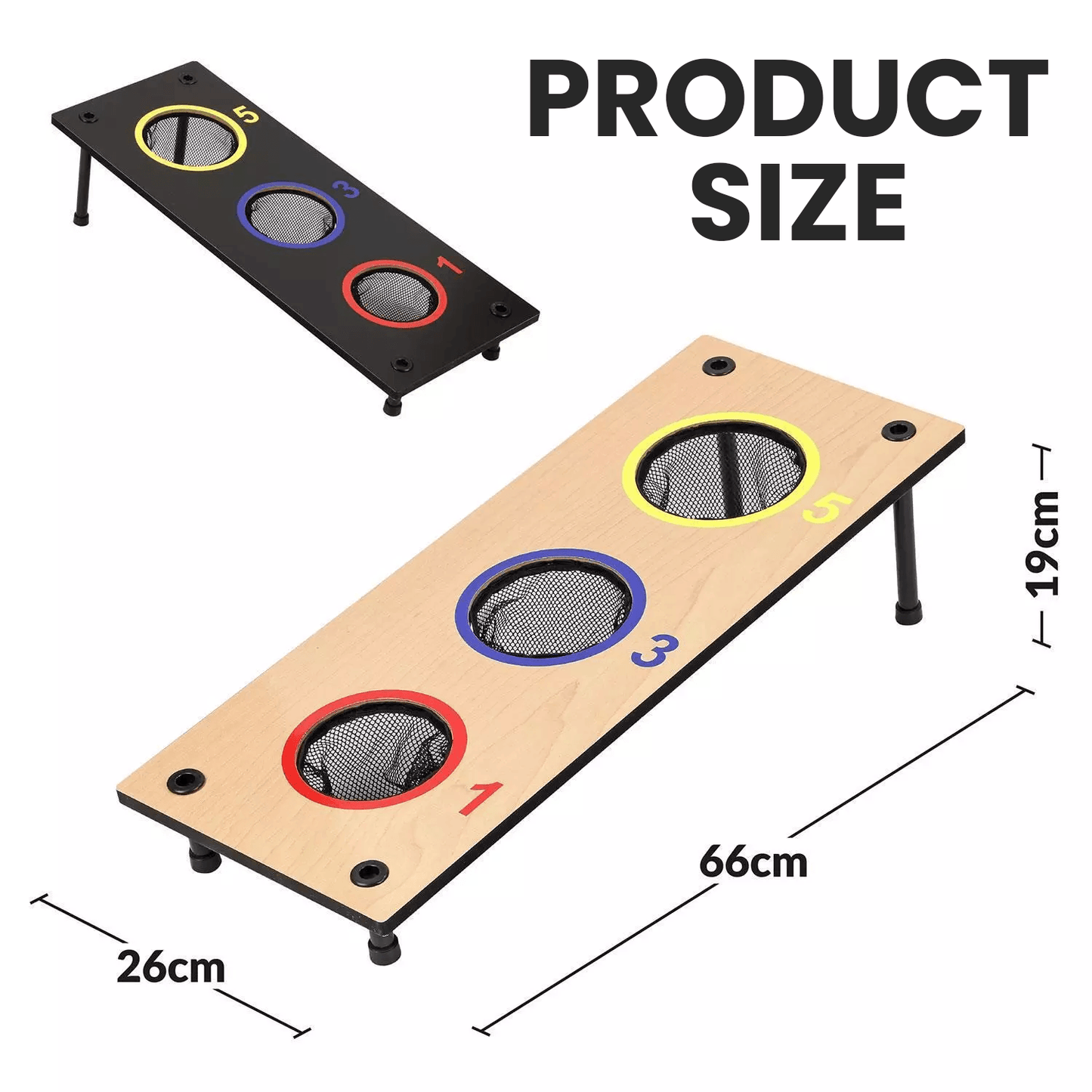 Corn Board Hole Sets UK - Kids Bean Bag Toss Game Set Family Garden Fun