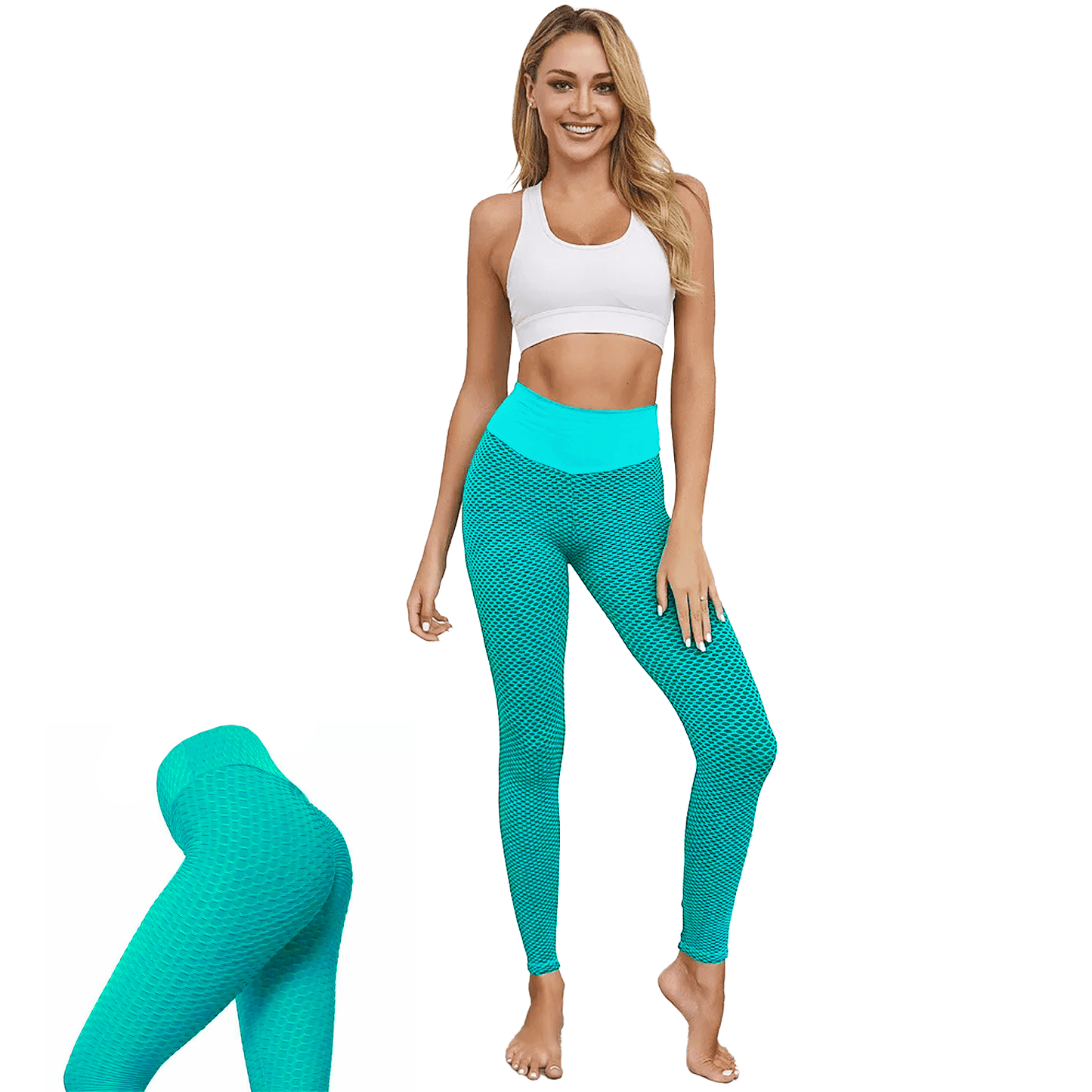 Anti Cellulite Leggings - Women Anti-Cellulite Yoga Pants Push Up Tik Tok Leggings Bum Butt Lift Sport Gym