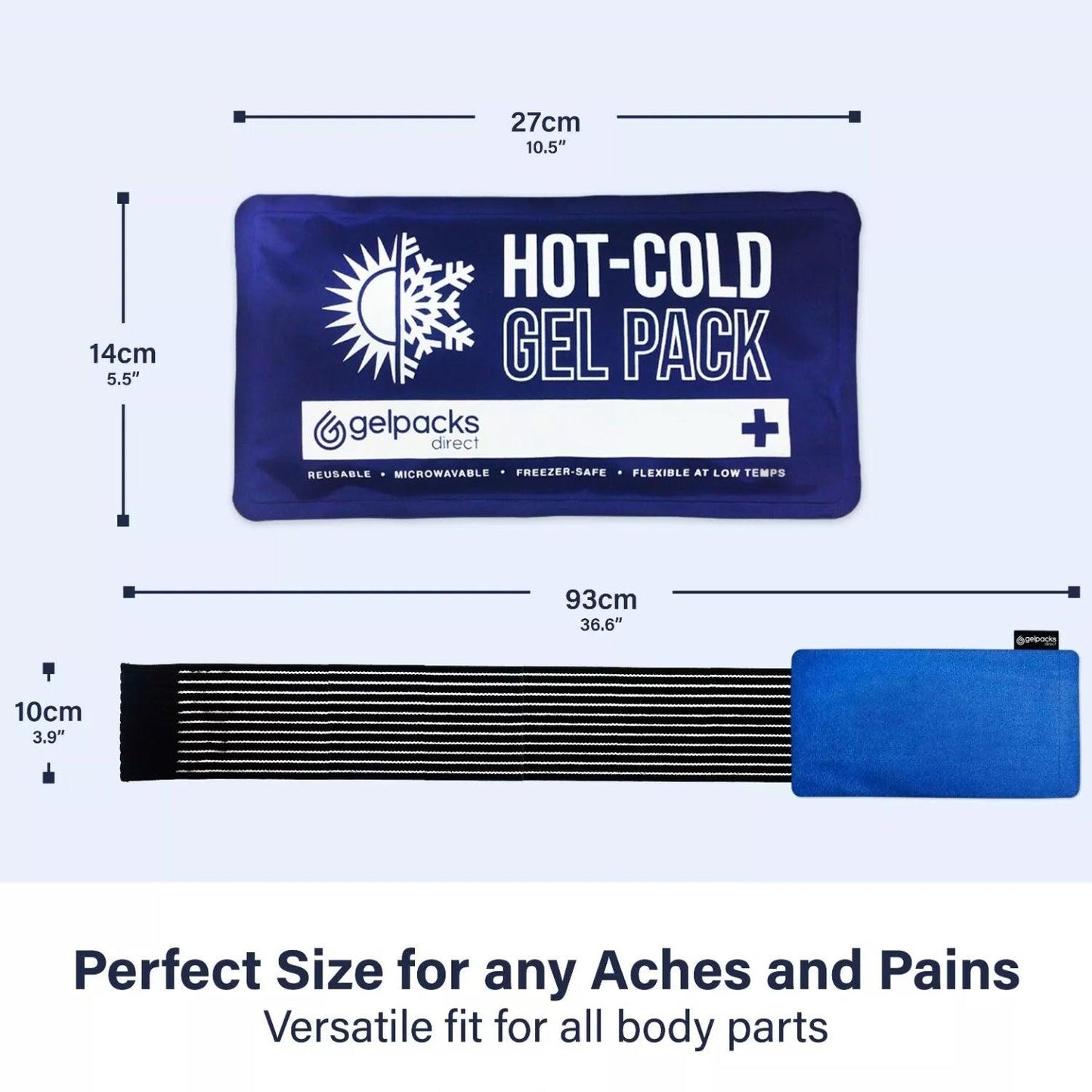 Injury Ice Pack - 3-in-1 Knee Ice Wrap Reusable Ice Packs for Knees Hot and Cold Gel Pack