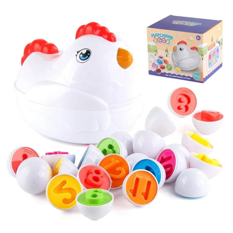 Montessori Shapes and Colors Chicken