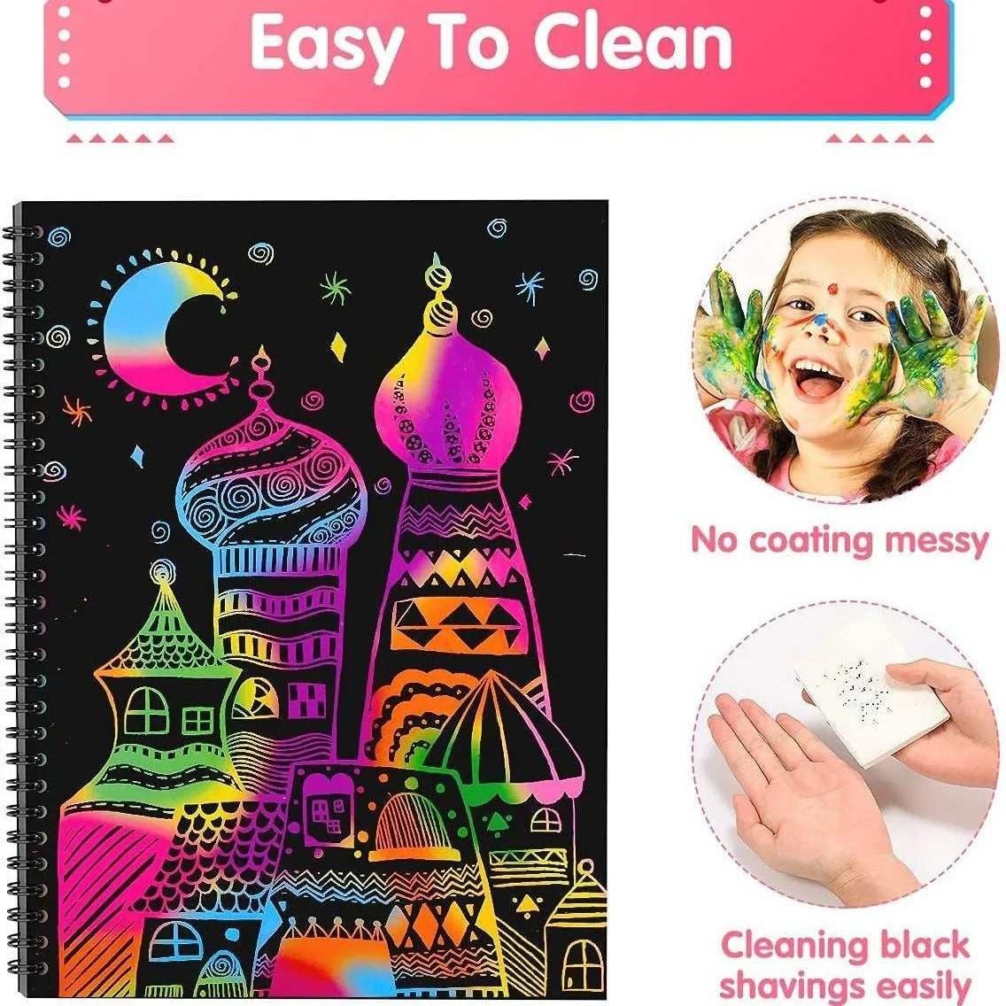 Magical Rainbow Scratch Paper