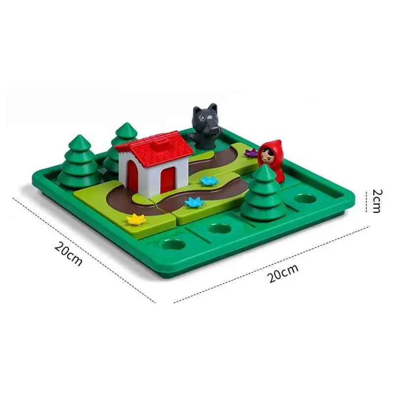 Montessori Little Red Riding Hood puzzle and skill game