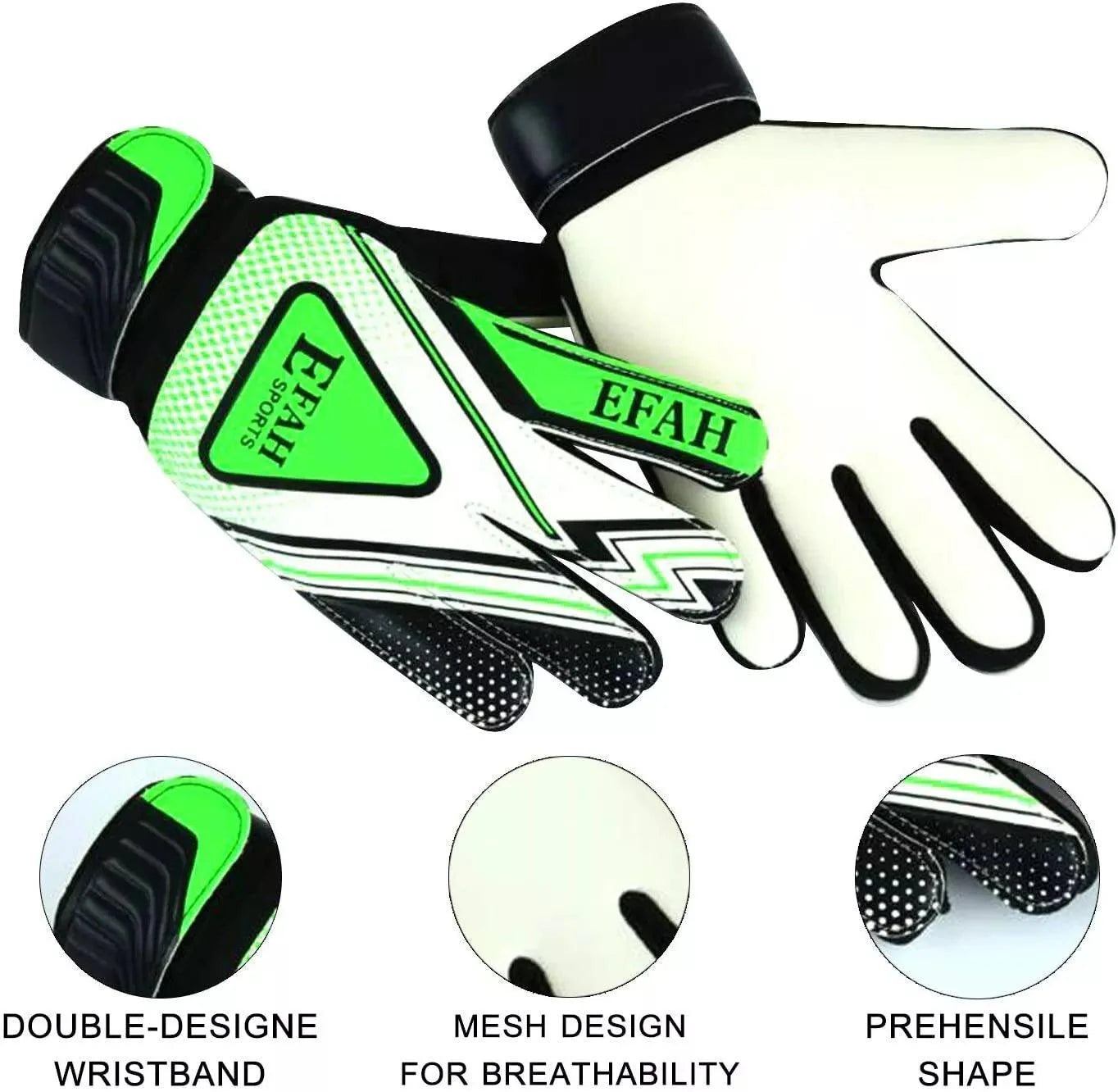 Professional Goalkeeper Gloves - Soccer Goalkeeper Gloves SPORTS Football Goalkeeper Gloves For Kids Boys Soccer Glove with Grip Palm