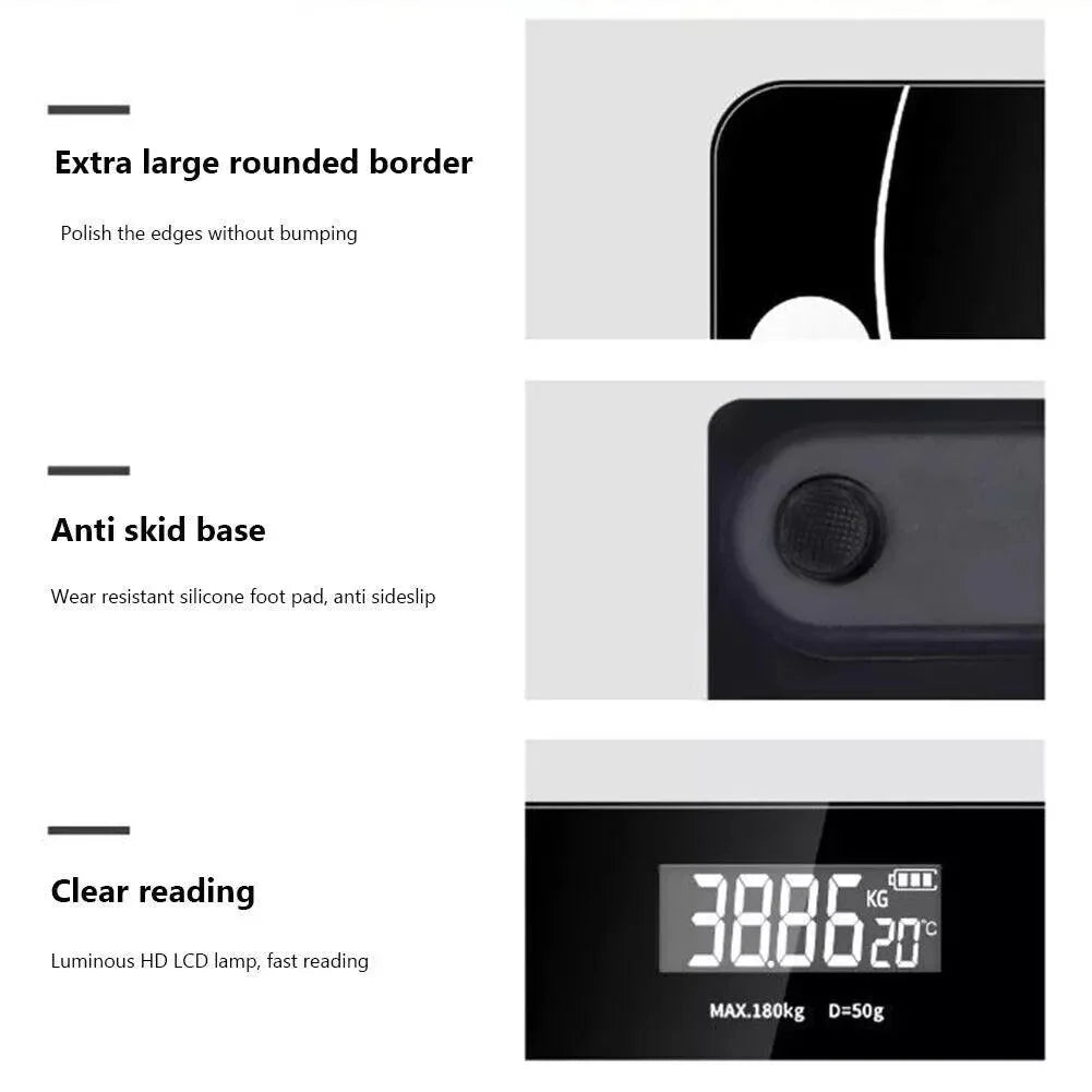 Digital Scales Bathroom - Weight Scales for Home Body weight scale, Digital Electronic Bathroom Scales