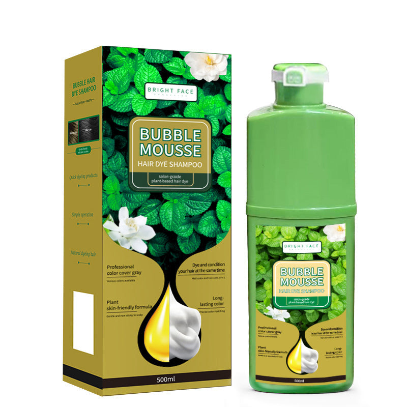Long-Lasting Plant-Based Foam Hair Dye