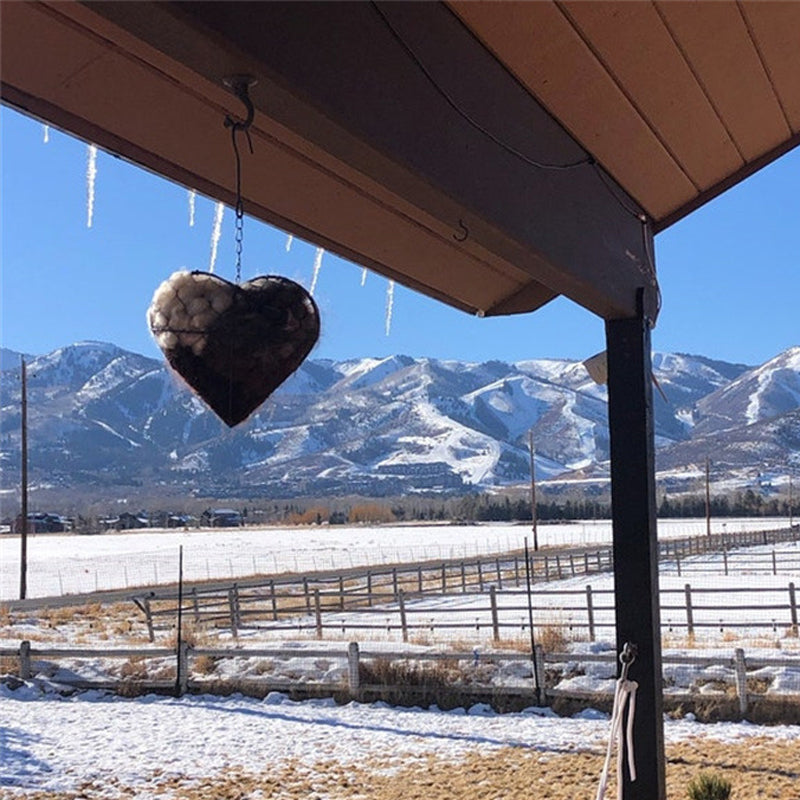 Handmade Bird Nesting Heart