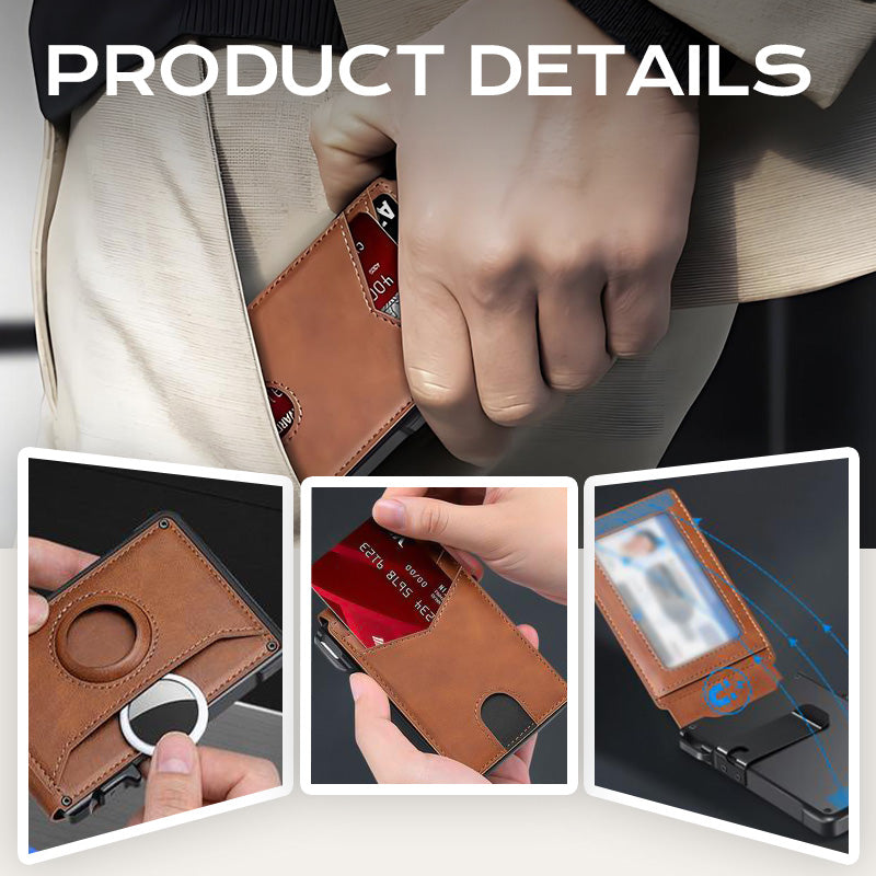 Secure Quick-Access Pop-Up Tracker Wallet