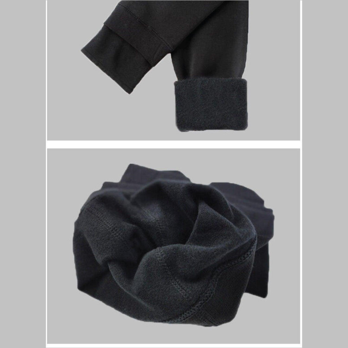 Fleece Lined Maternity Leggings - Mom Thick Leggings Soft Warm Full Length Cotton Pregnancy Pants