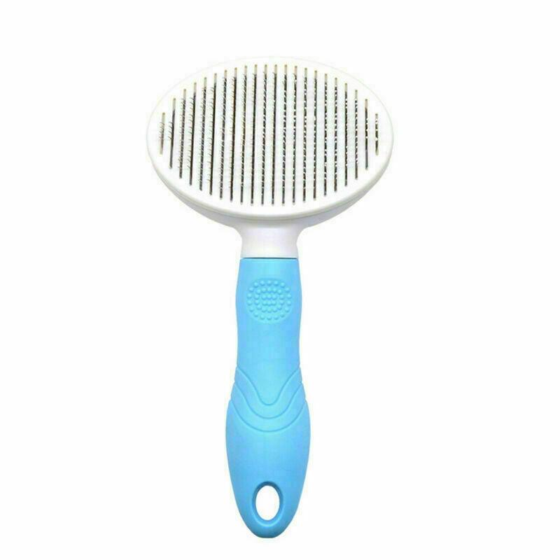Pin Brushes for Dogs - Pet Dog Cat Brush Grooming Slicker Self Cleaning Slicker Brush Massage Hair Comb