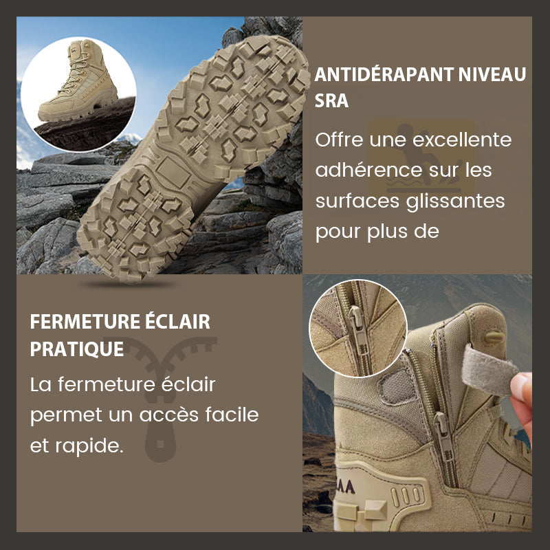 Waterproof and Non-Slip High Top Tactical Sports Boots