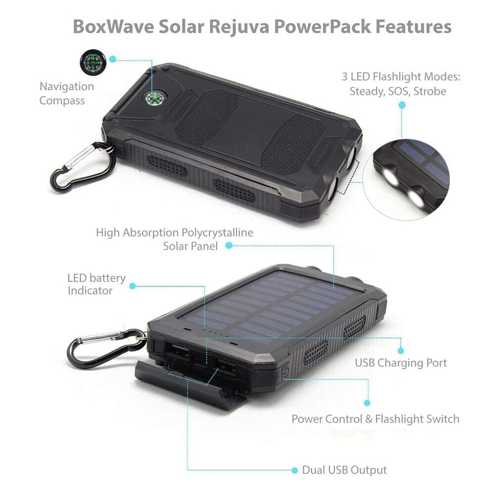 1O000000mAh Solar Power Bank LED Battery Charger For Cell Phone