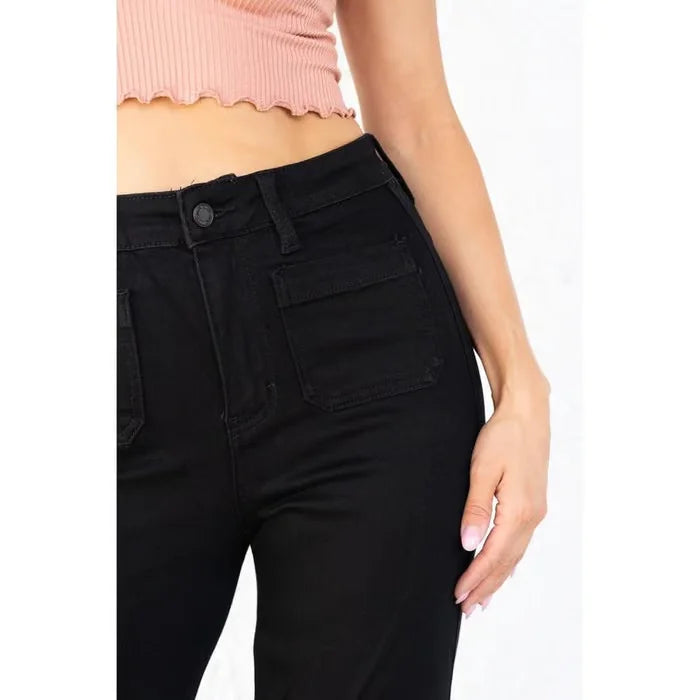 🔥Last Day Sale 50%🔥Speechless High Rise Straight Jeans（Perfect for ALL seasons!）