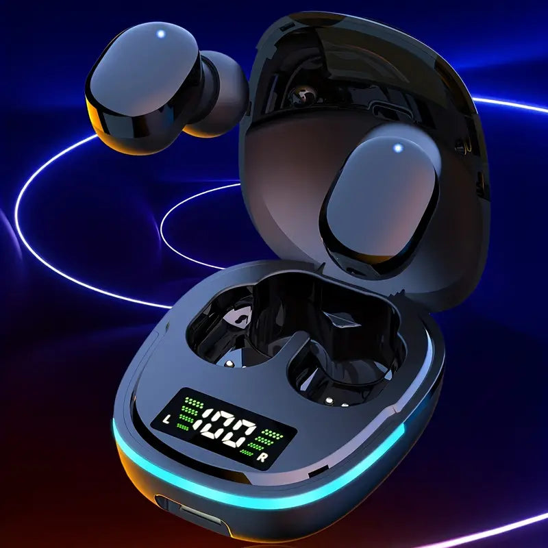 Wireless In-Ear Earbuds with LED Display Case – Bluetooth 5.1