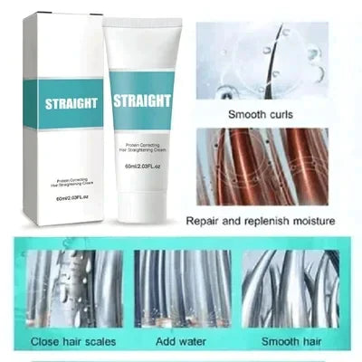 ✨LAST DAY SALE 50% OFF✨ Silk & Keratin Hair Straightening Cream