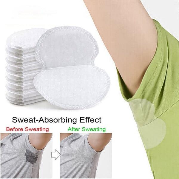 Underarms Pads for Sweating - 10-100x Disposable Sweat Pads Patches Antiperspirant Underarm Armpit Guard Sheet