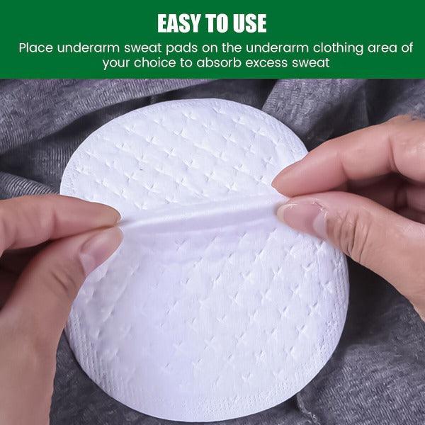 Underarms Pads for Sweating - 10-100x Disposable Sweat Pads Patches Antiperspirant Underarm Armpit Guard Sheet