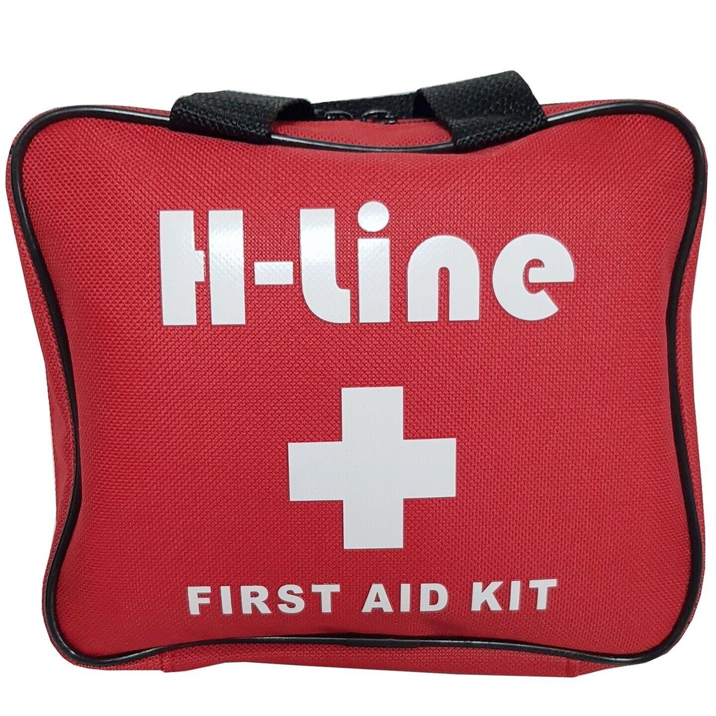 Best First Aid Kit UK - 108 Piece First Aid Kit Medical Emergency Travel Home Car Taxi Work 1st Aid Bag