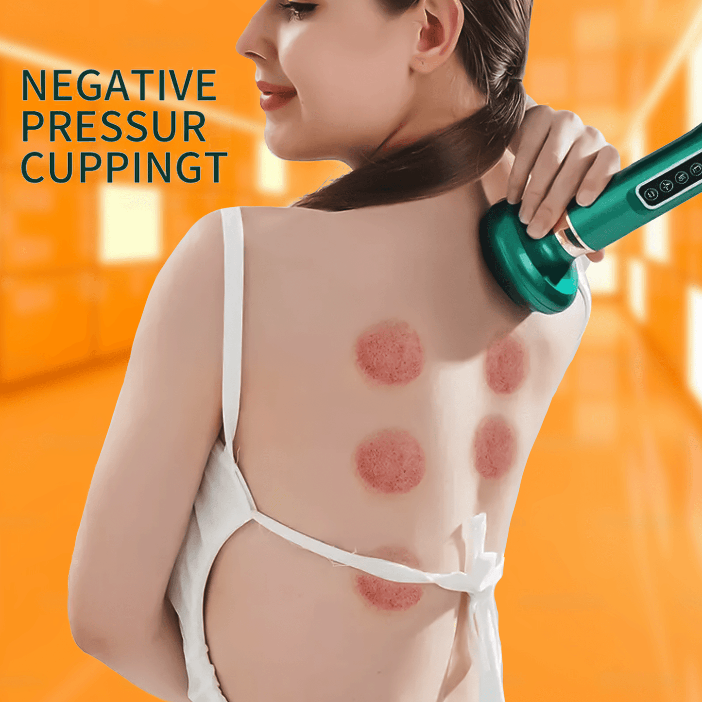 Electric Cupping Therapy Machine - 12 levels Electric Cupping Massager Vacuum Suction Cup anti Cellulite Beauty